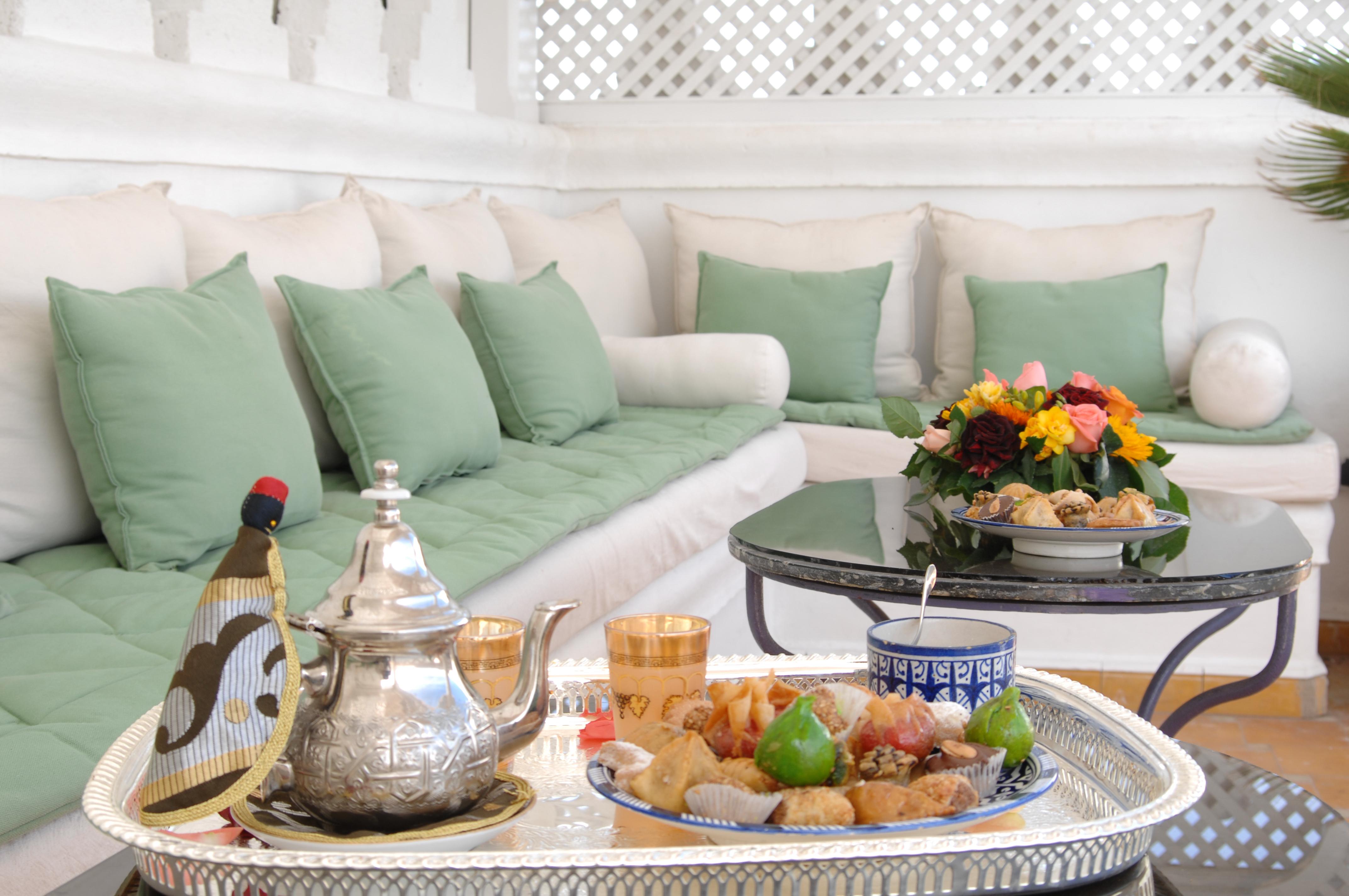 Riad Palais Des Princesses & Spa Marakéš Exteriér fotografie Moroccan tea