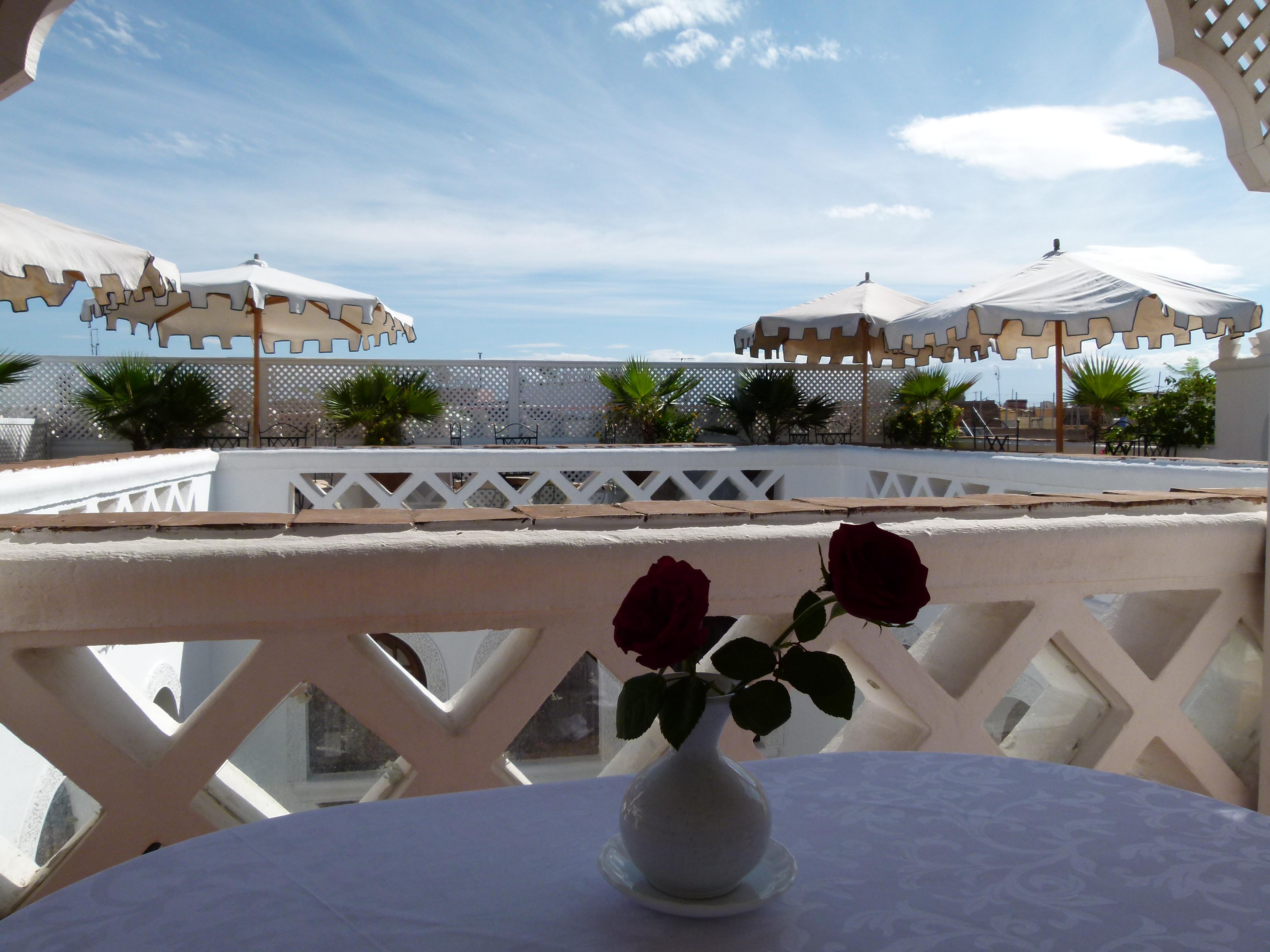 Riad Palais Des Princesses & Spa Marakéš Exteriér fotografie The terrace of the hotel